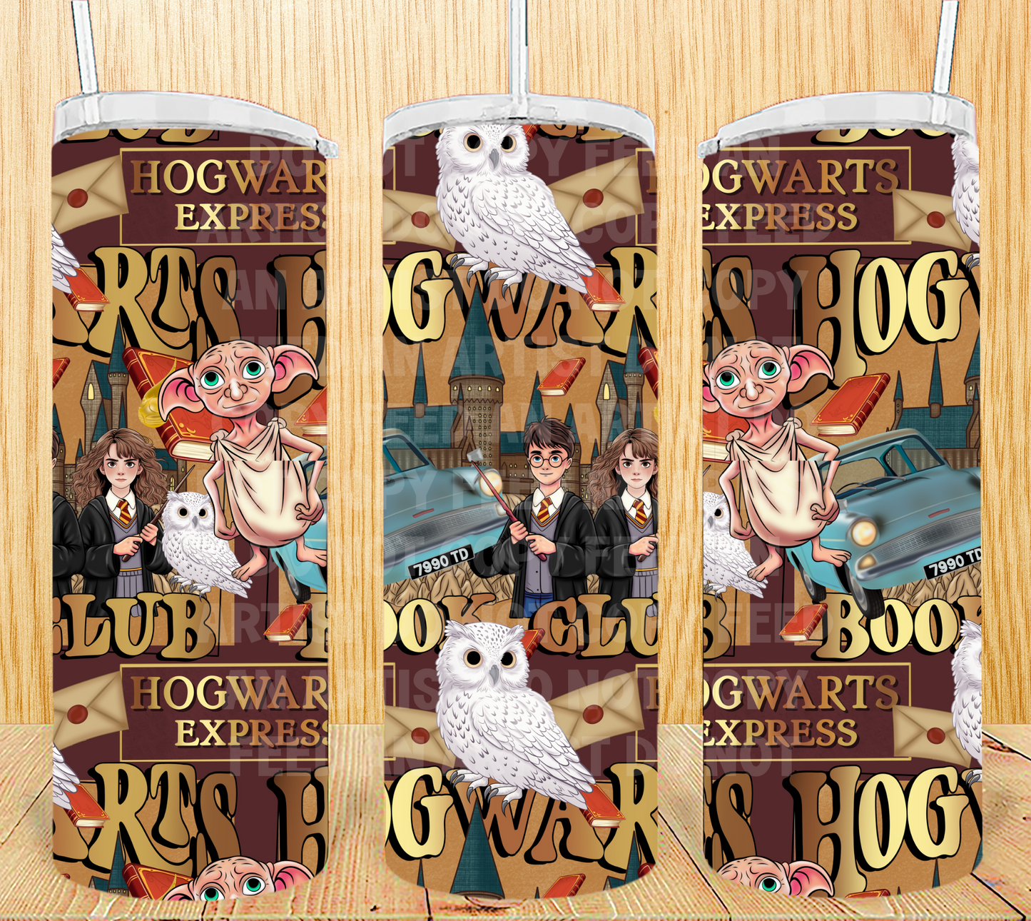 20 OZ HP SEAMLESS: BOOK COLLAB