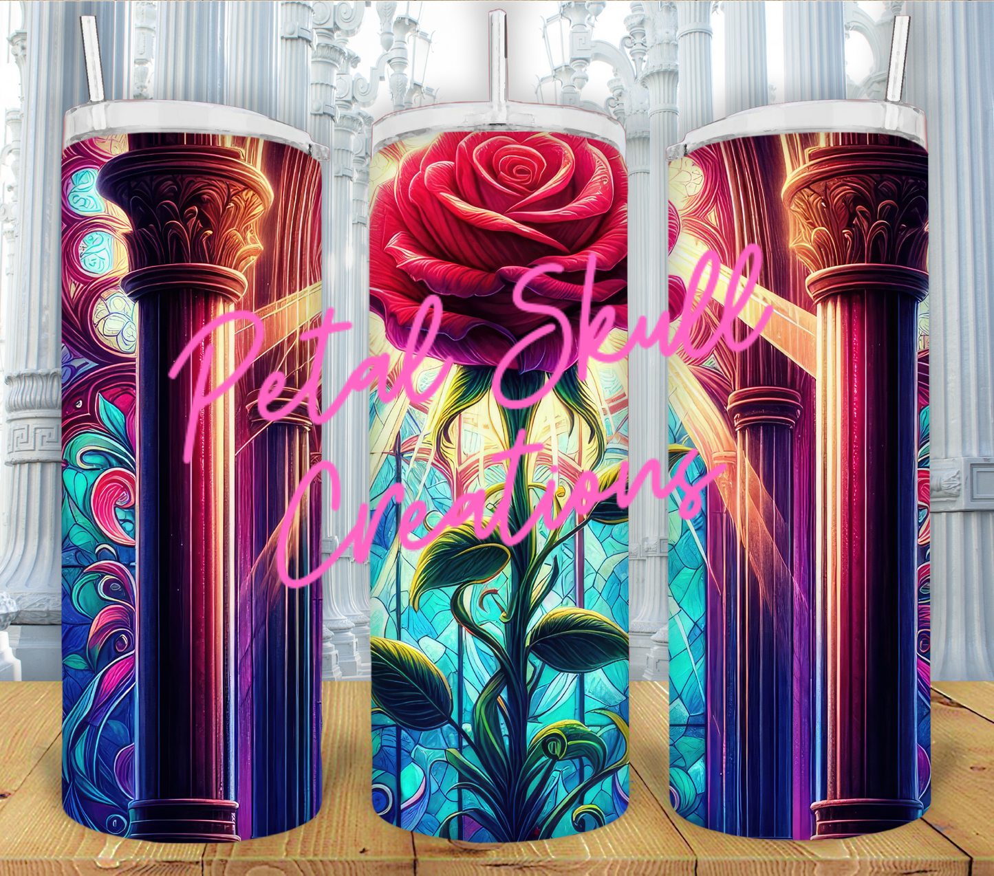 GOTHIC ROSE STAINGLASS