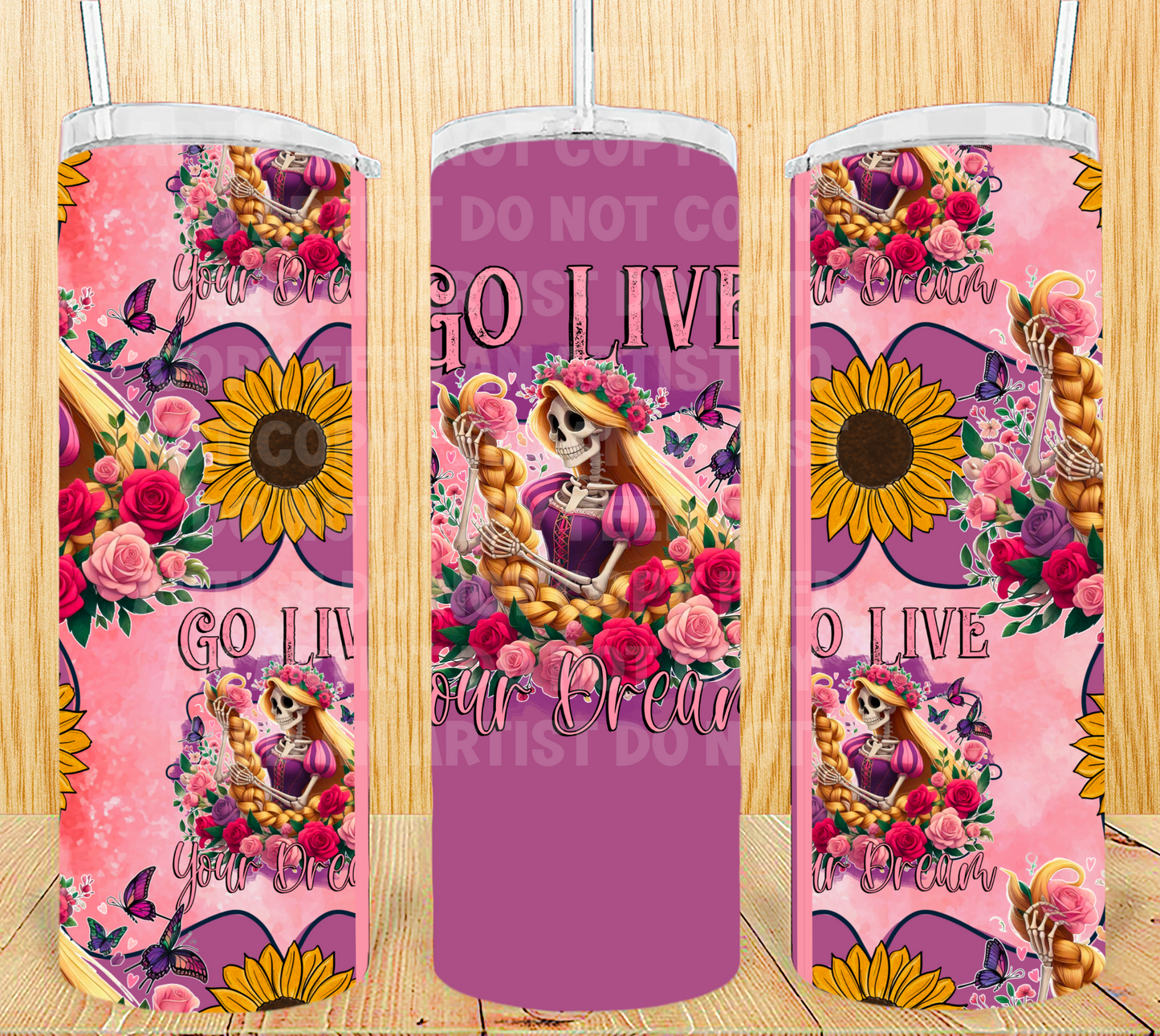 20 OZ RAPUNZEL SKELLIE: SKELLIE PRINCESS