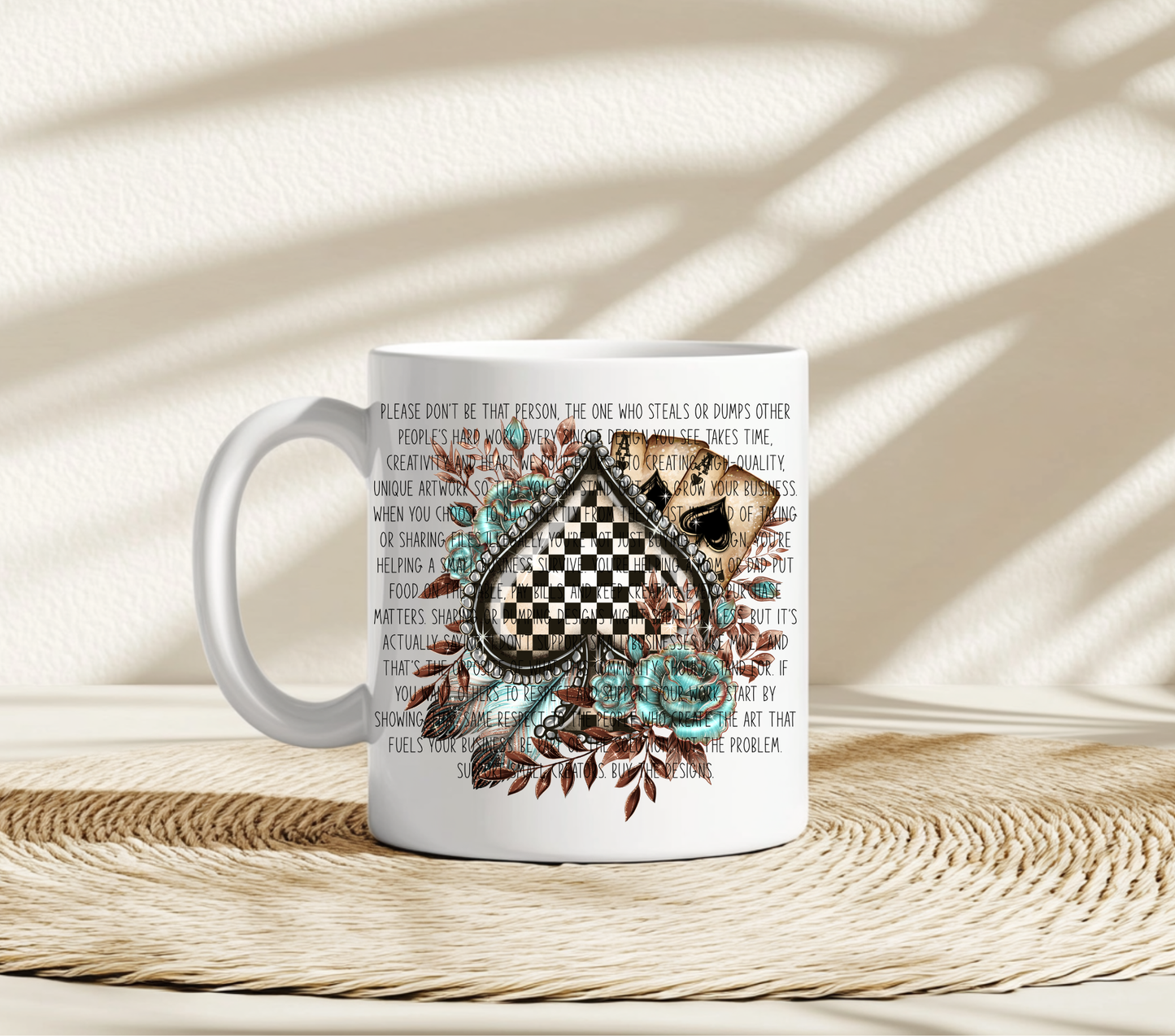 CHECKER SPADES BLACK