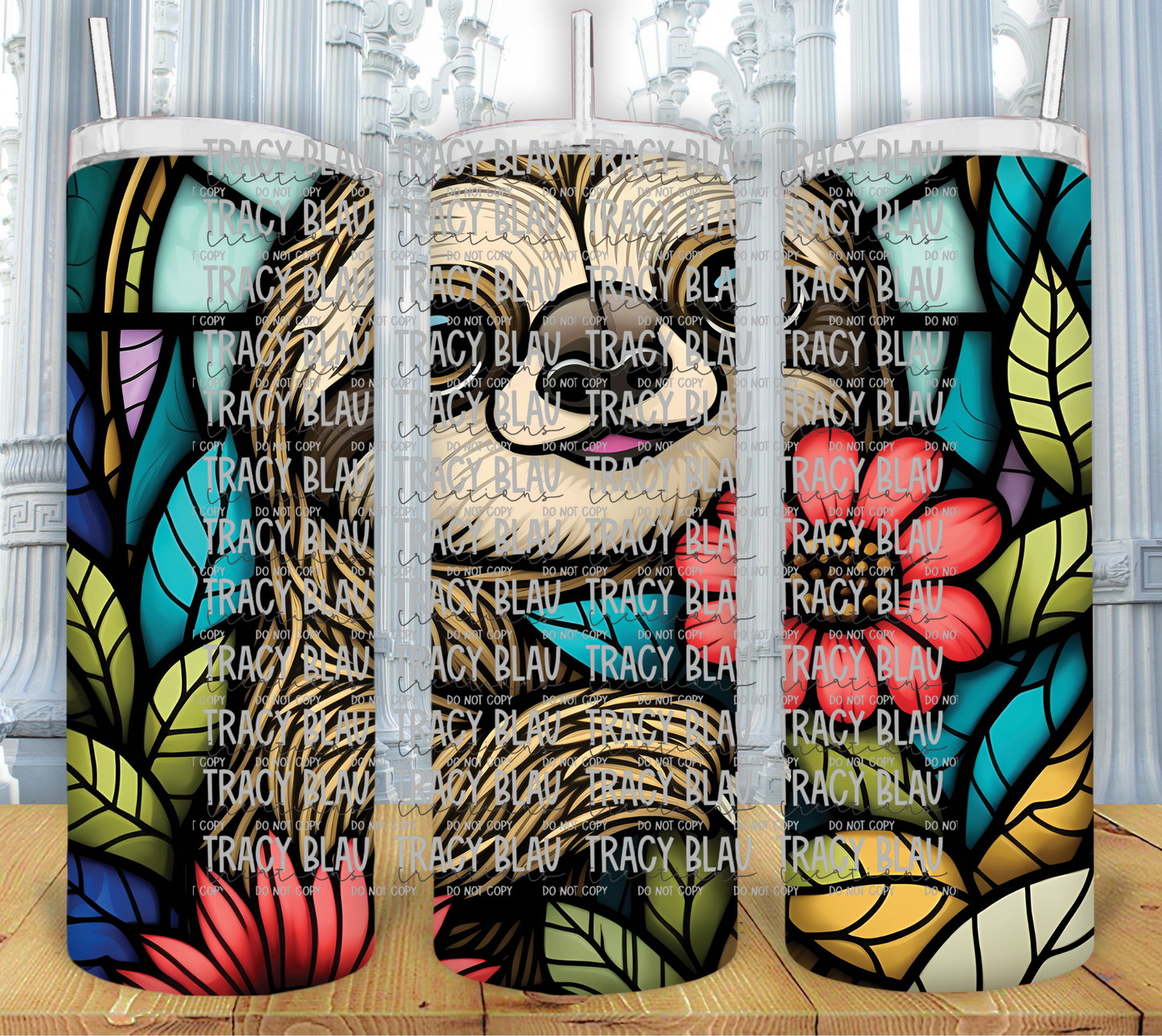 STAINED GLASS: SLOTH