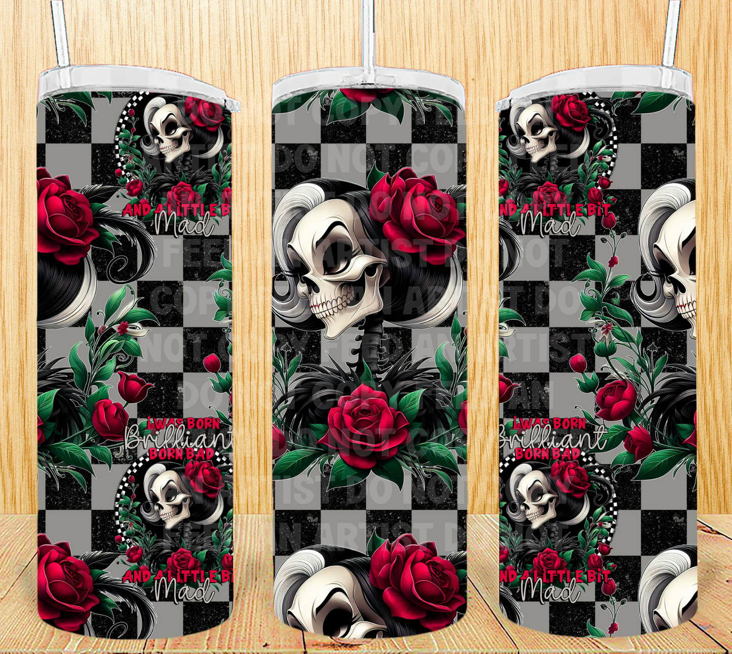 20 OZ CRUELA SKELLIE SEAMLESS: SKELLIE PRINCESS