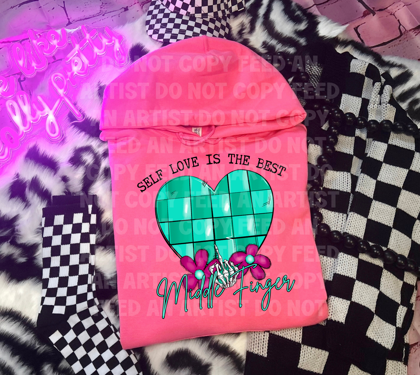 SELF LOVE MIDDLE FINGER