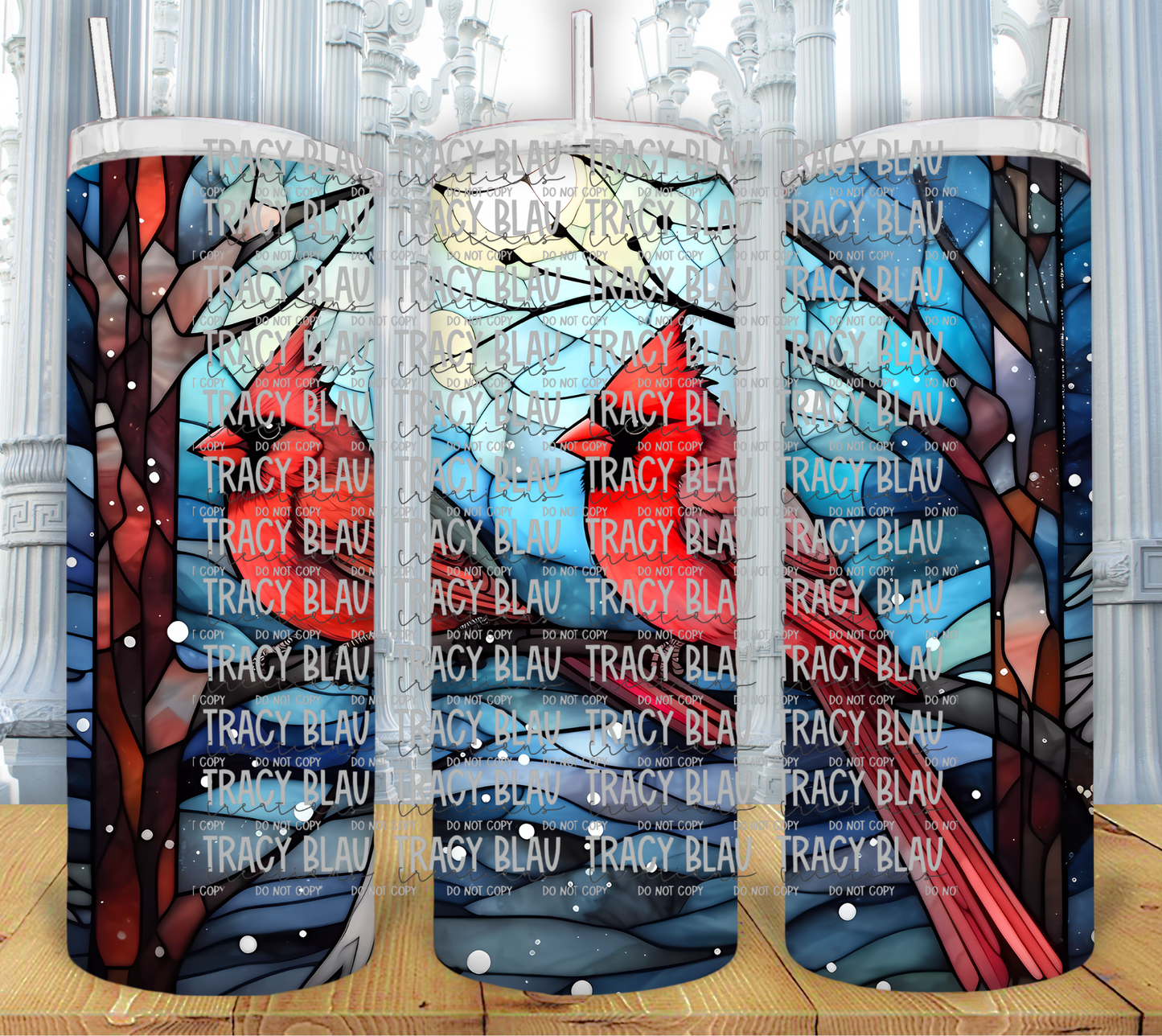 STAINED GLASS: CARDINALS 22