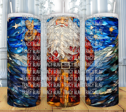 STAINED GLASS : SANTA 23