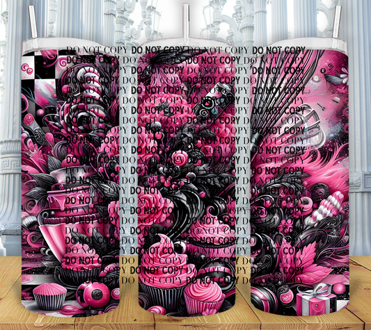 GOTHIC PINK CUPCAKES