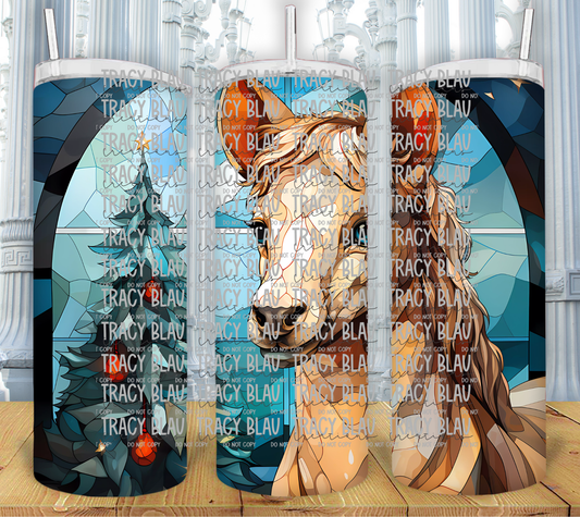 STAINED GLASS HORSE 29