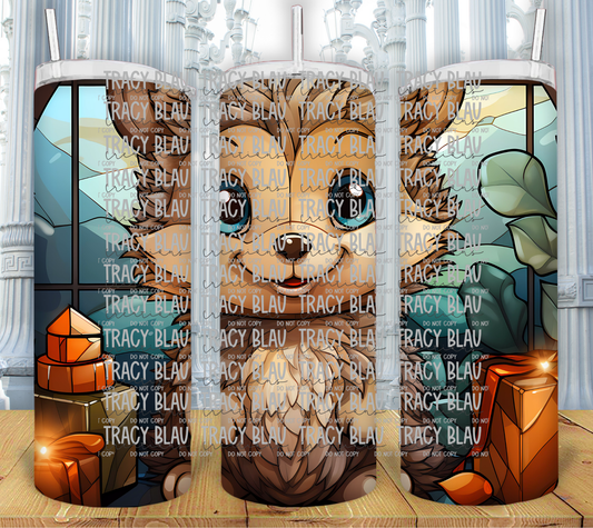 STAINED GLASS: PORCUPINE 30