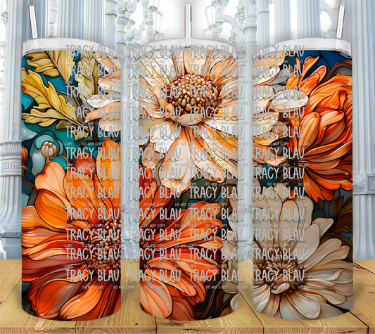 STAINED GLASS: FLOWER STAINED
