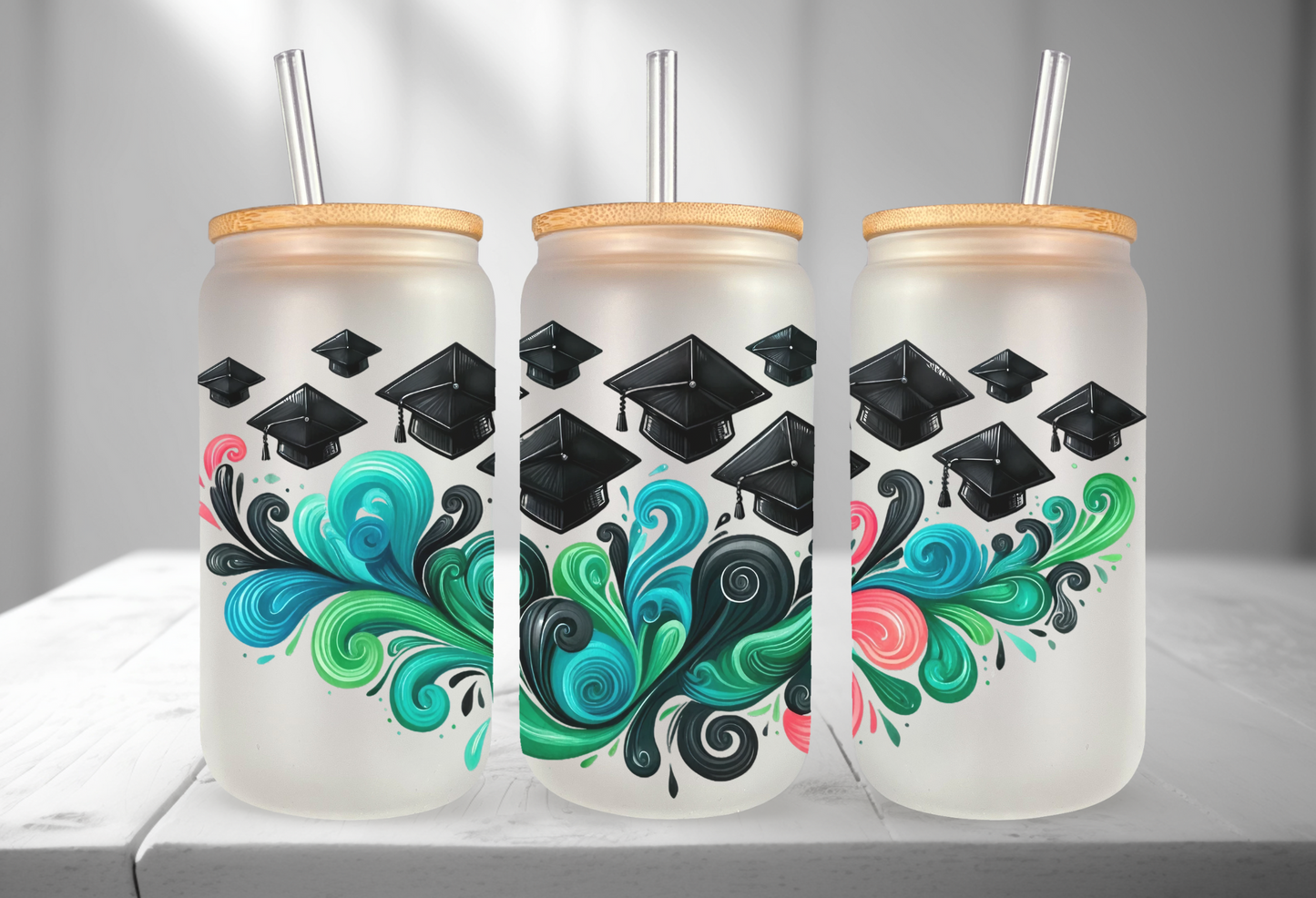 GRADUATION CAPS TEAL