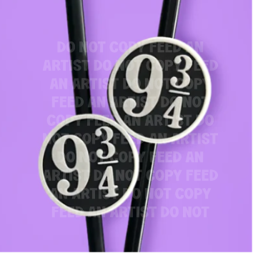 3D STRAW TOPPER: WIZARD