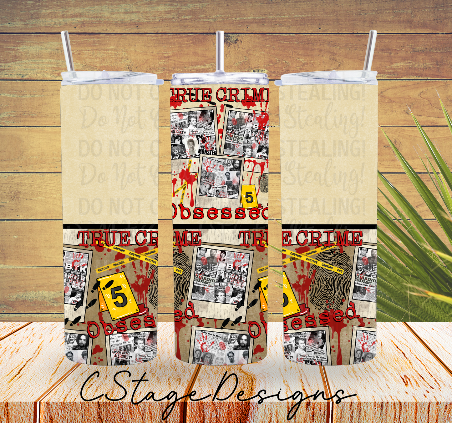 TRUE CRIME OBSESSED TUMBLER