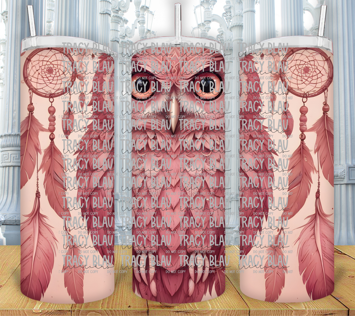 PINK BOHO OWL