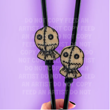 3D STRAW TOPPER: SAM