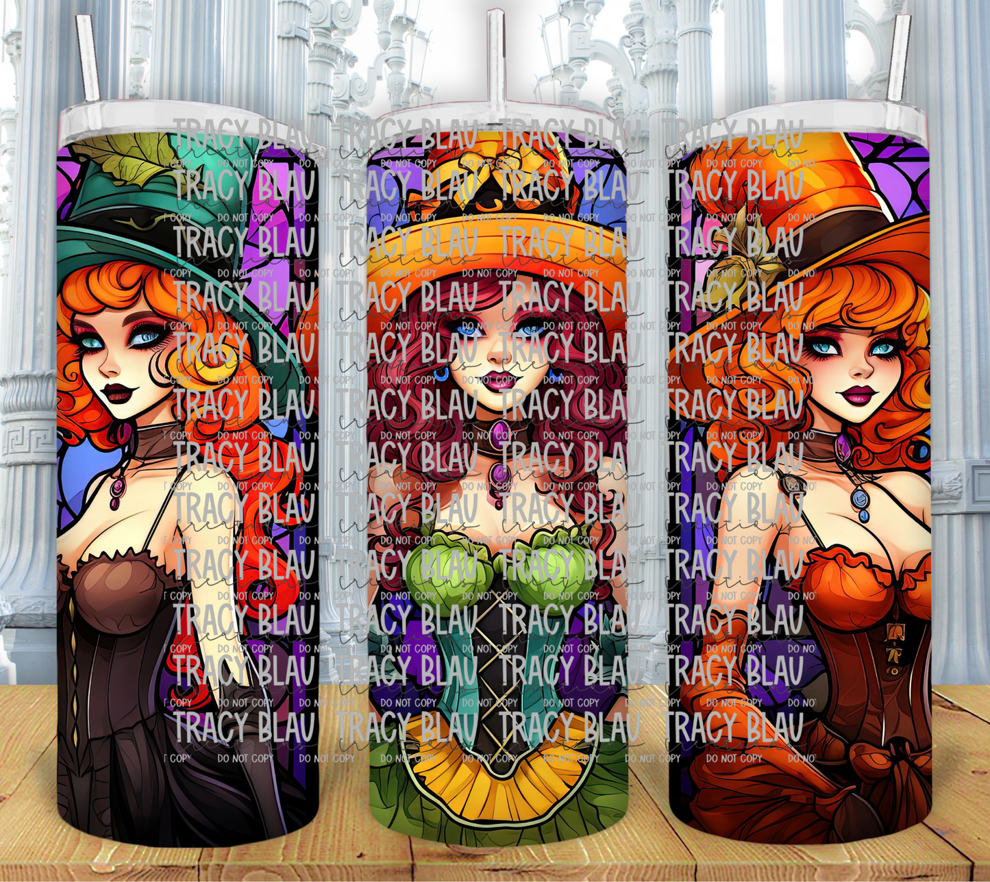 STAINED GLASS: WITCHES
