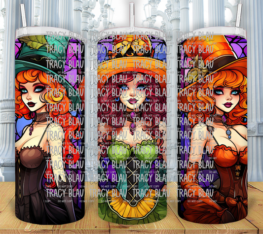 STAINED GLASS: WITCHES