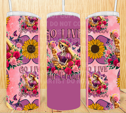 20 OZ RAPUNZEL SKELLIE: SKELLIE PRINCESS