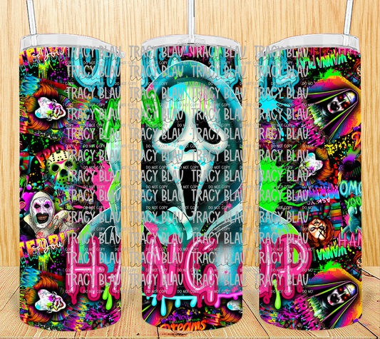 GHOST FACE TUMBLER