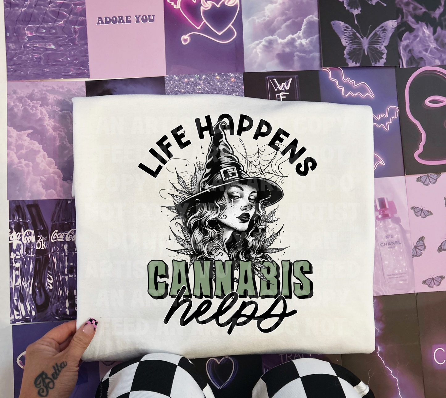 LIFE HAPPENS CANNABIS HELPS