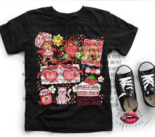 STRAWBERRY BERRY CUTE YOUTH SHIRT