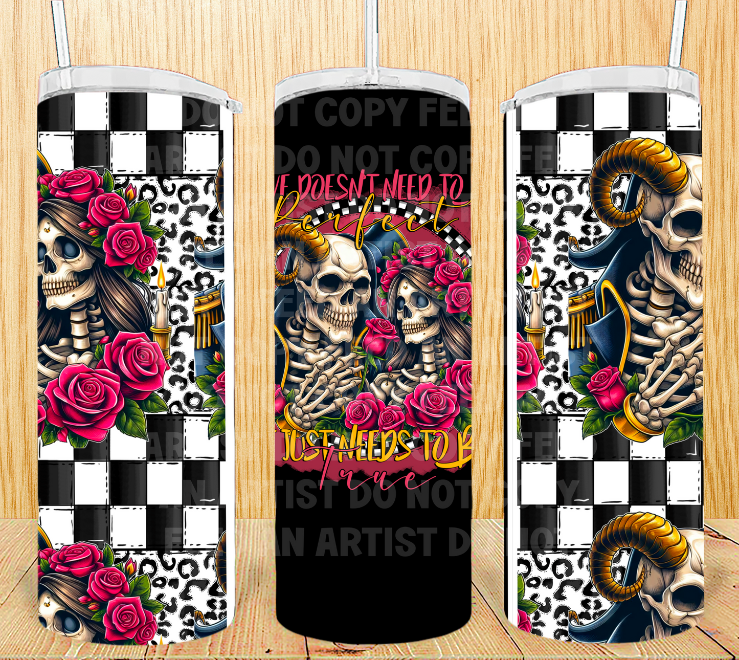 20 OZ BEAUTY BEAST SKELLIE: SKELLIE PRINCESS