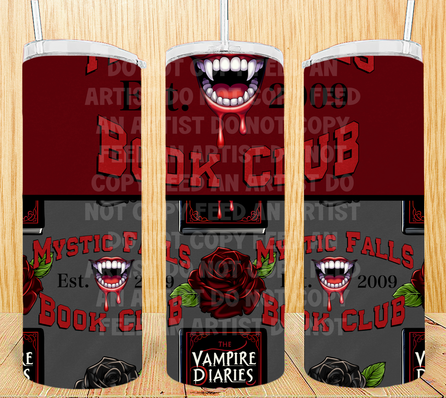 20 OZ MYSTIC FALLS: BOOK COLLAB