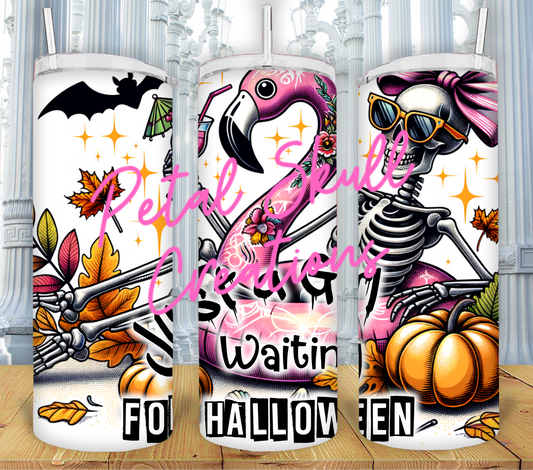 JUSTA A GIRL WAITING FOR HALLOWEEN