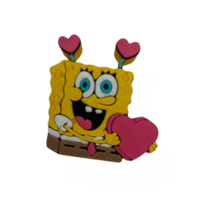 3D SPONGE BOB STRAW TOPPER