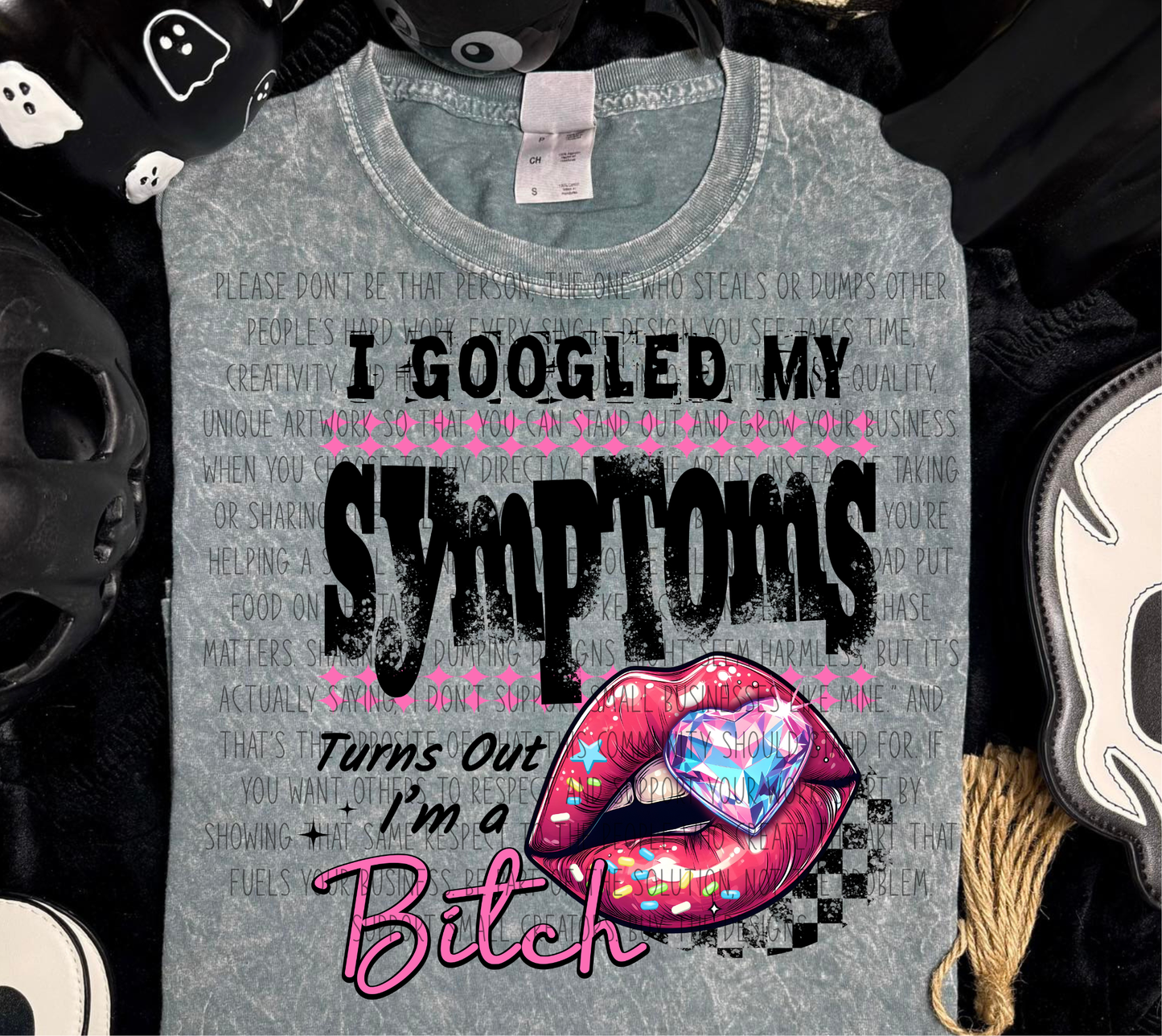 I GOOGLED MY SYMPTOMS BLACK