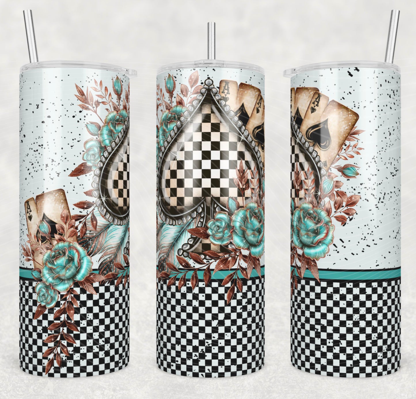 JANUARY 2025: 20 OZ CHECKER SPADES