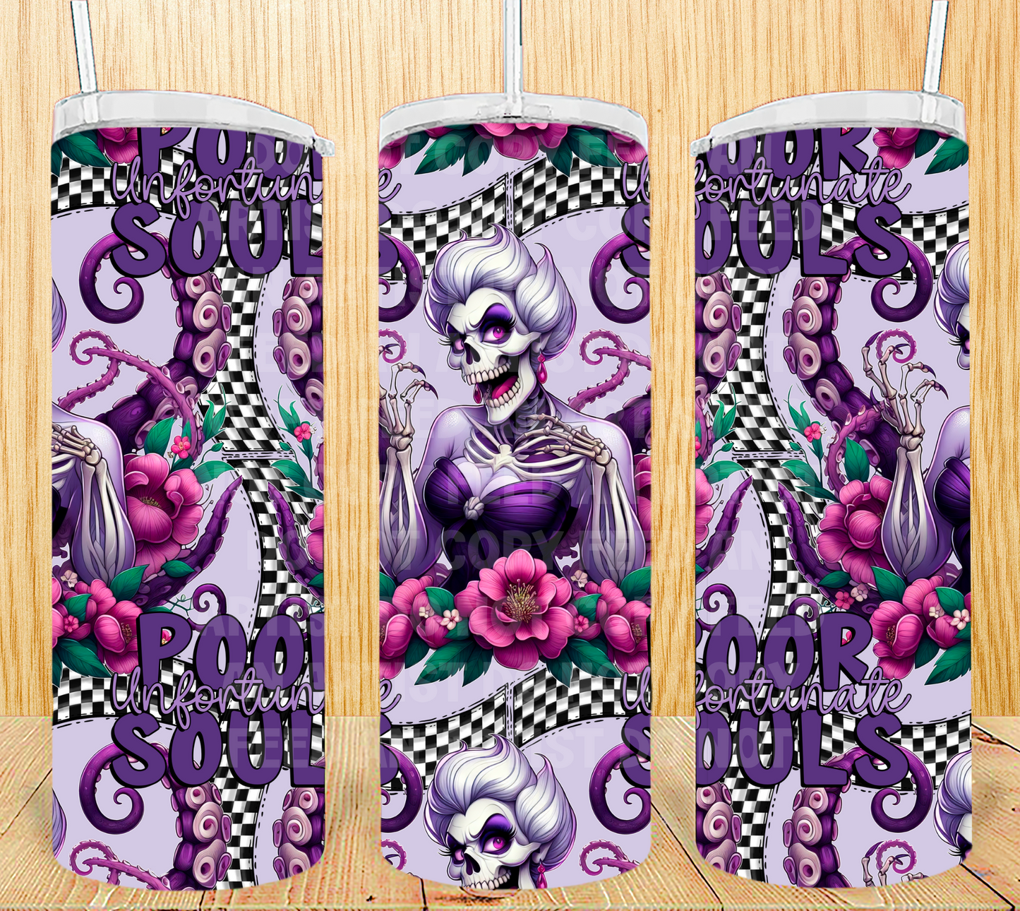 20 OZ URSULA SKELLIE SEAMLESS: SKELLIE PRINCESS