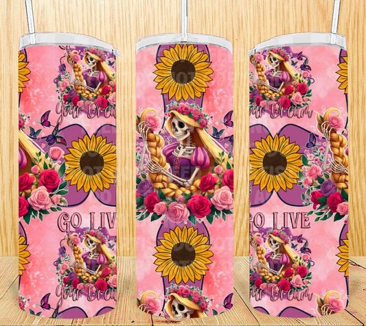 20 OZ RAPUNZEL SKELLIE: SKELLIE PRINCESS