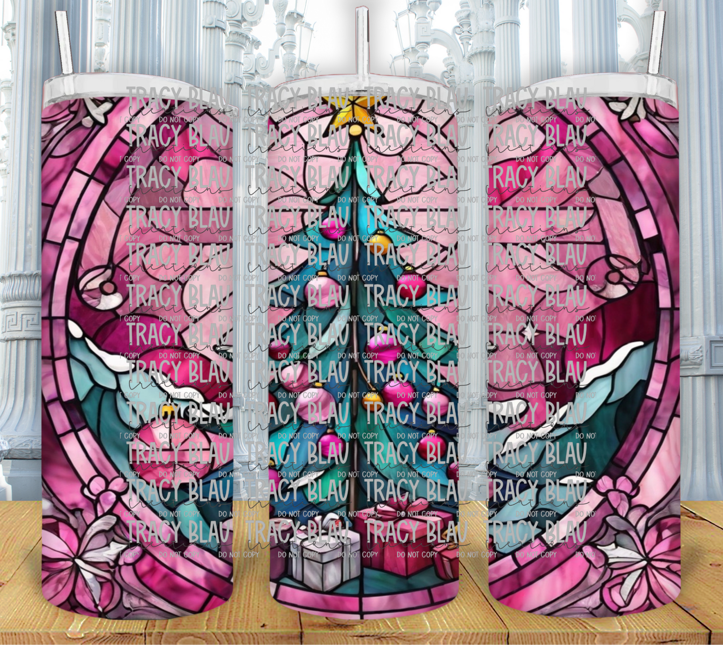 STAINED GLASS: CHRISTMAS TREE