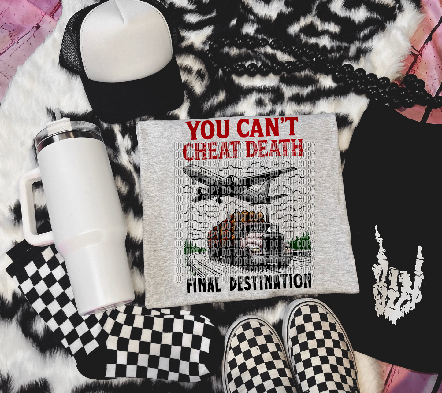 HORROR: YOU CANT FIGHT DEATH BLACK