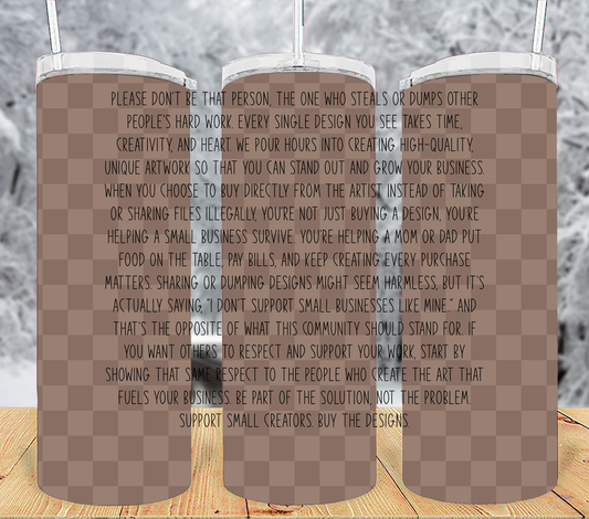 BROWN CHECK