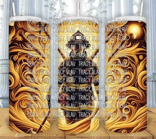 FIREFIGHTER GOLDEN SWIRLS