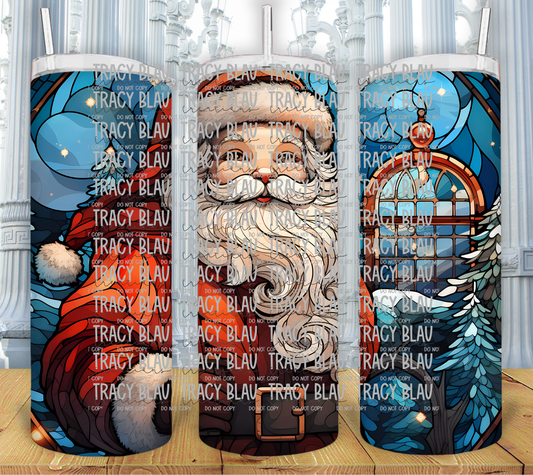 STAINED GLASS: SANTA CLAUS 11
