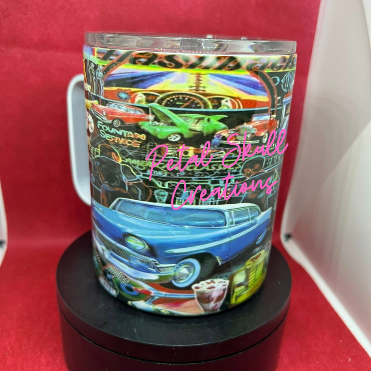 CLASSIC CARS CAMPERS MUG