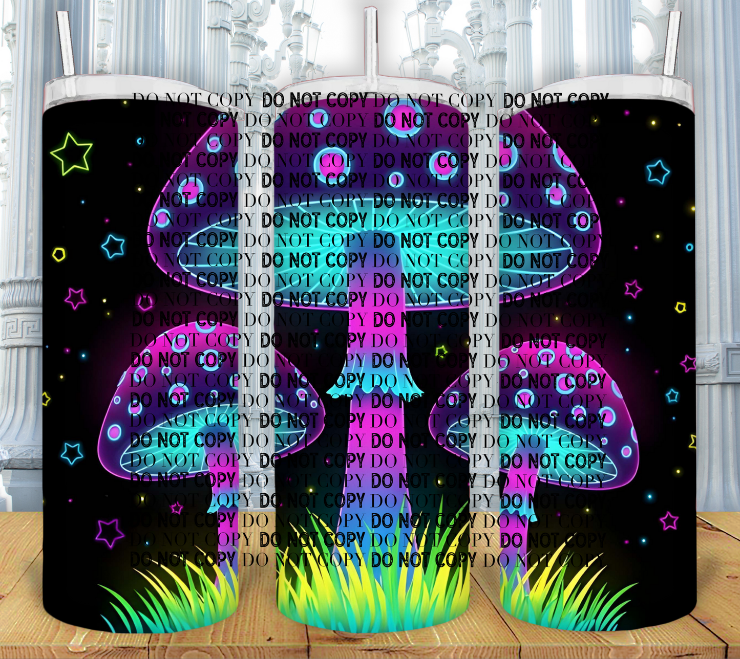 GOTH NEON MUSHROOM