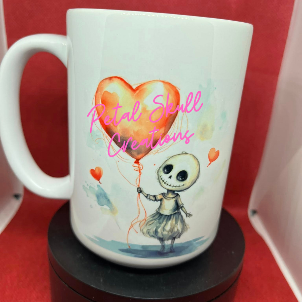 SKELLY GIRL HEART BALLOON