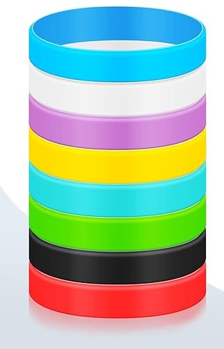 COLORED SILICONE RUBBER BANDS