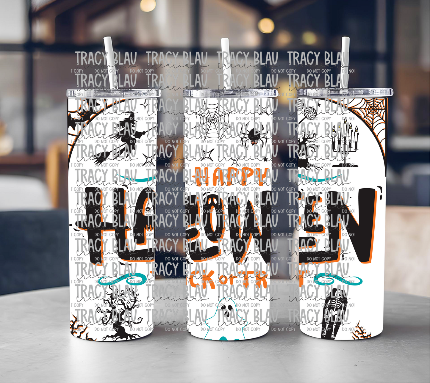 SPOOKY HALLOWEEN VIBES WHITE