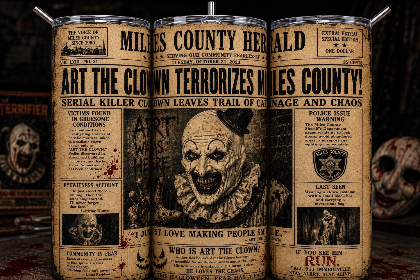 ART THE CLOWN NEWSPAPER
