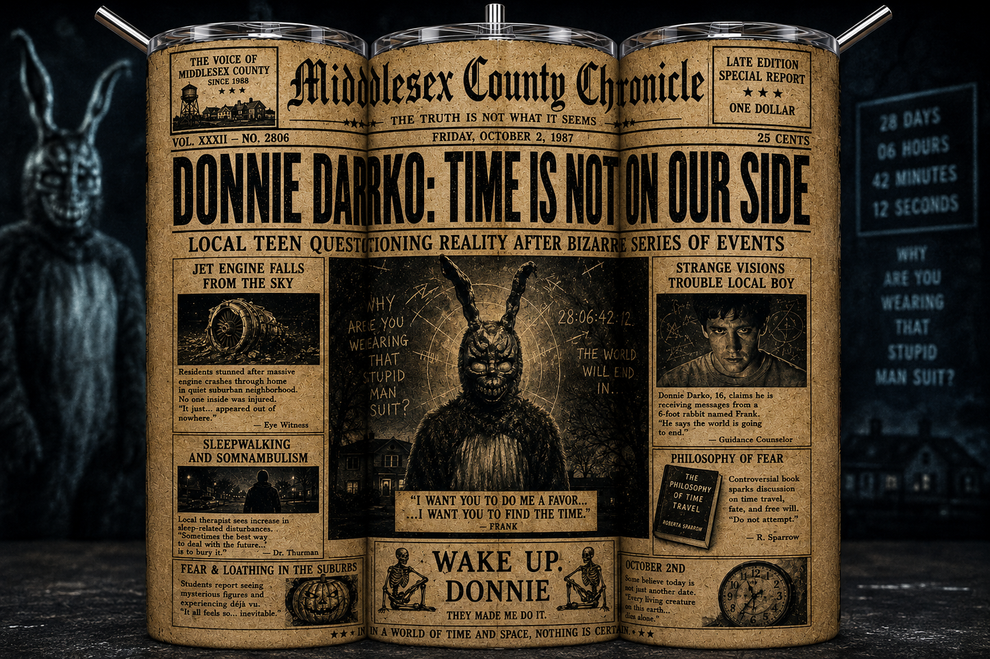 DONNIE DARKO NEWSPAPER