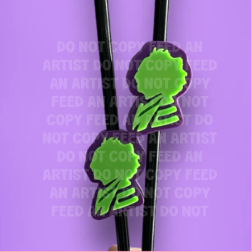 3D STRAW TOPPER: BEETLE JUICE