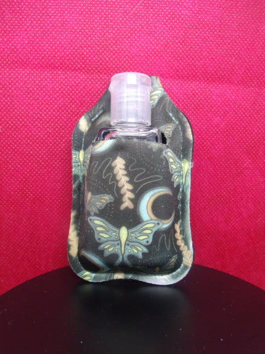 HAND SANITIZER BUTTERFLY AND MOON KEYCHAIN