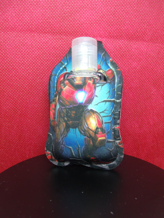 HAND SANITIZER IRON MAN KEYCHAIN