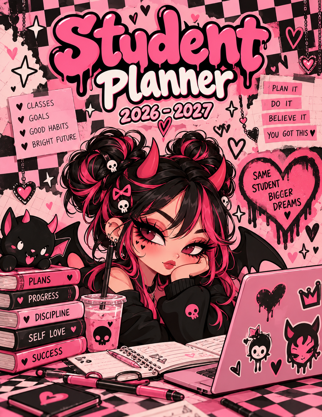GOTH STUDENT PLANNER 26-27