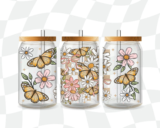 BUTTERFLIES AND DAISYS LIBBY