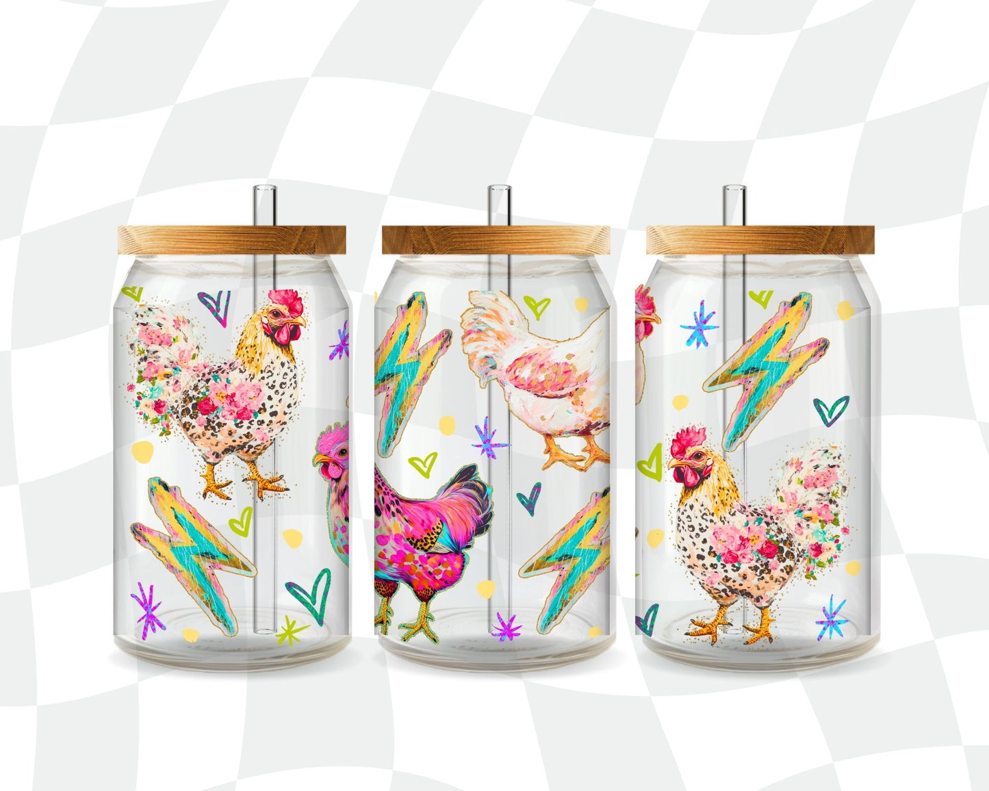 MIXED MEDIA CHICKEN LIBBY